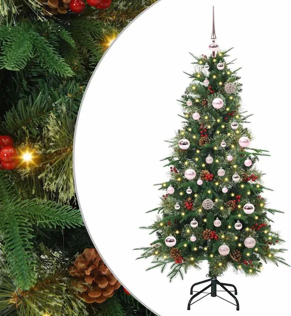 vidaXL Brad de Crăciun artificial cu ramuri articulare Verde 150 cm