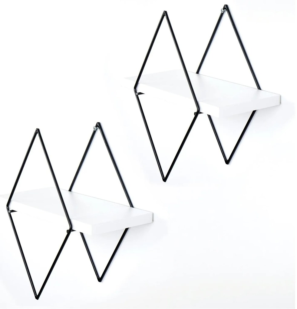 Raft decorativ de perete Duvelo 15 (alb) . 1093637