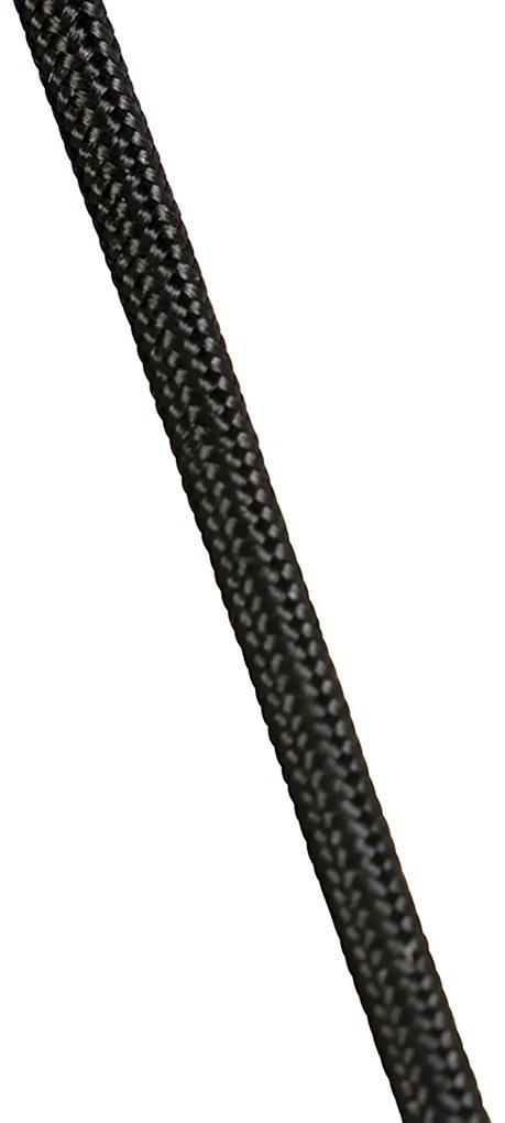 Lampă suspendată industrială neagră cu 3 lumini - Cava