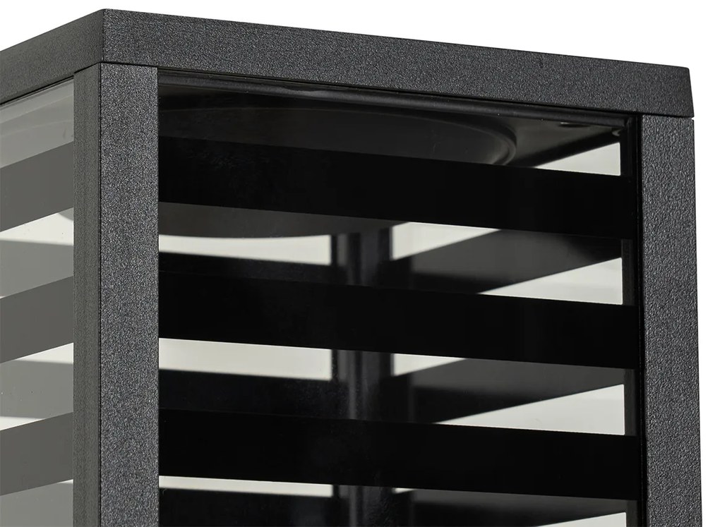 Lampă de podea modernă pentru exterior neagră 80 cm IP44 - Reims