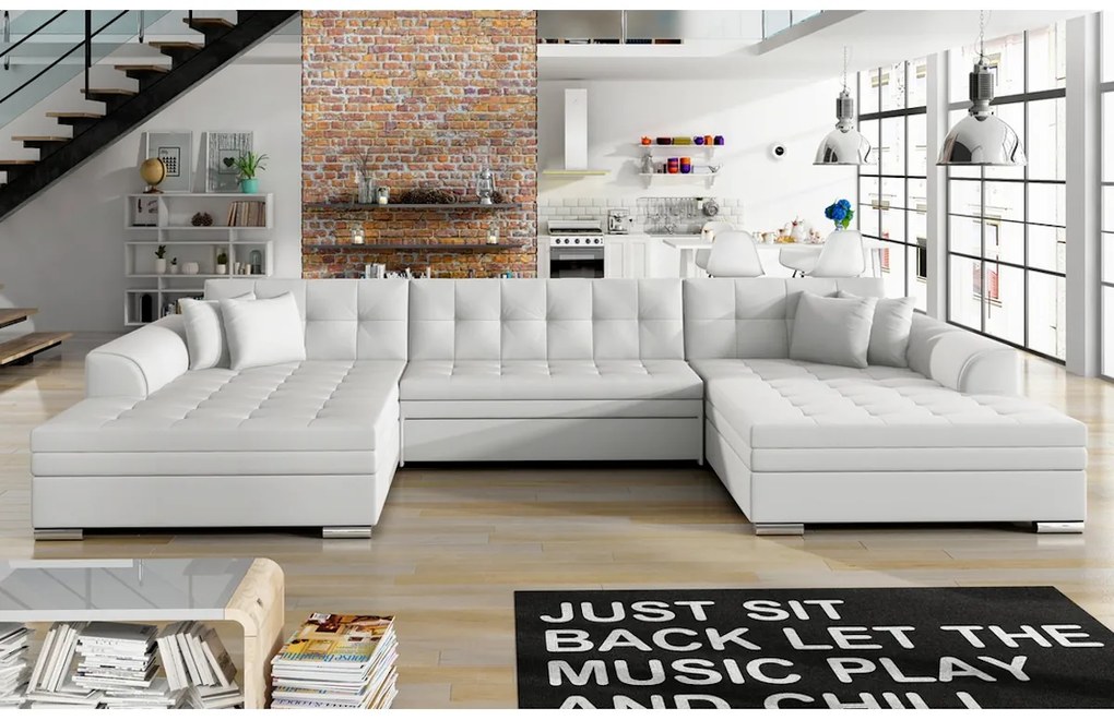 Supermobel Canapea extensibilă în formă de U VENTO, 355x80x165, Inari 100/soft 17