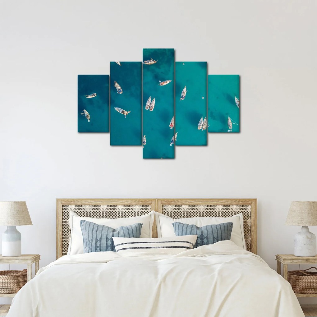 Tablou - Sailboats (150x105 cm)