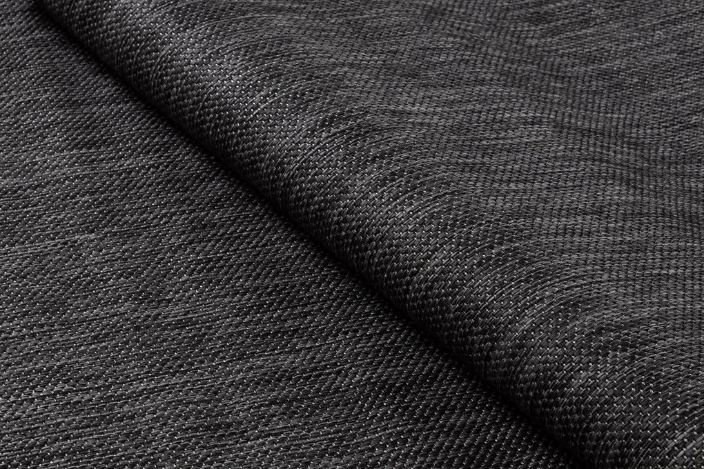 Covor, traversa SISAL SION A5165A Melanj țesute plate negru