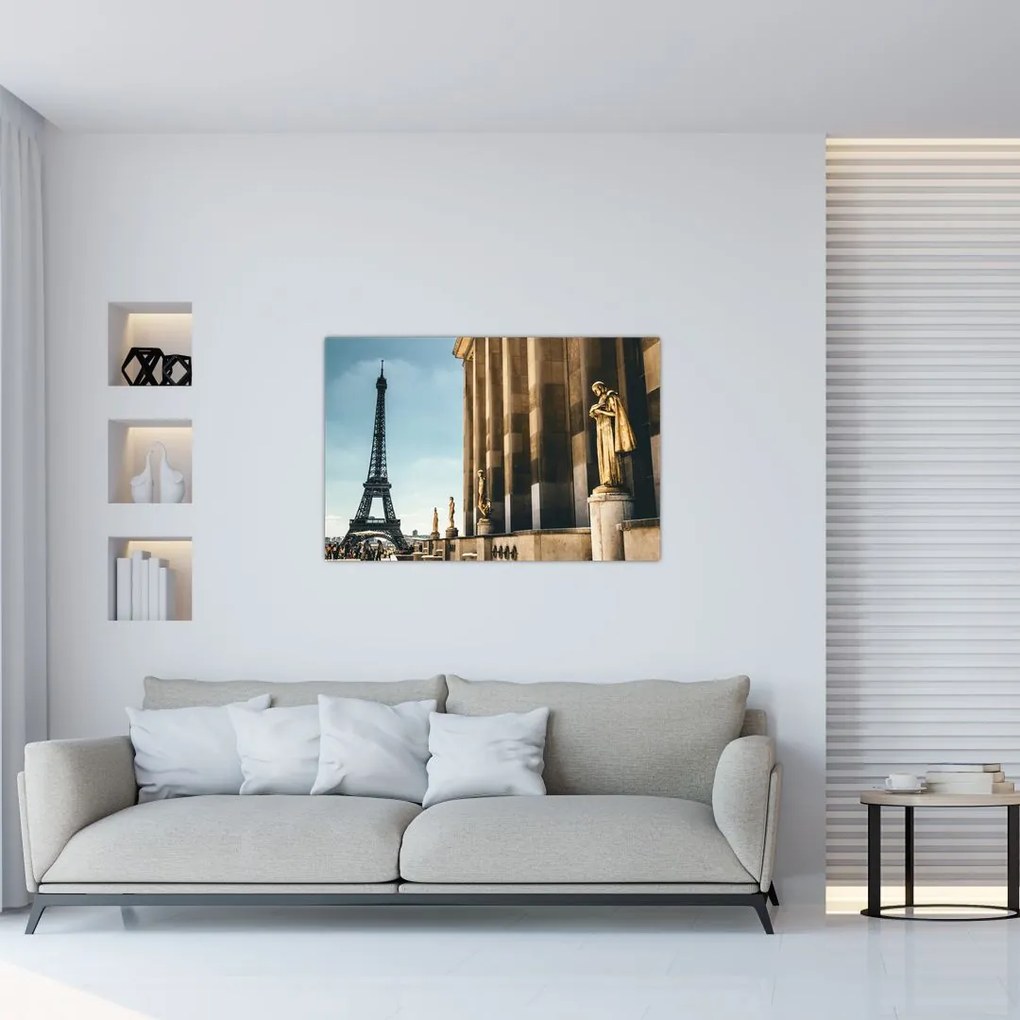 Tabou din piața Trocader, Paris (90x60 cm)