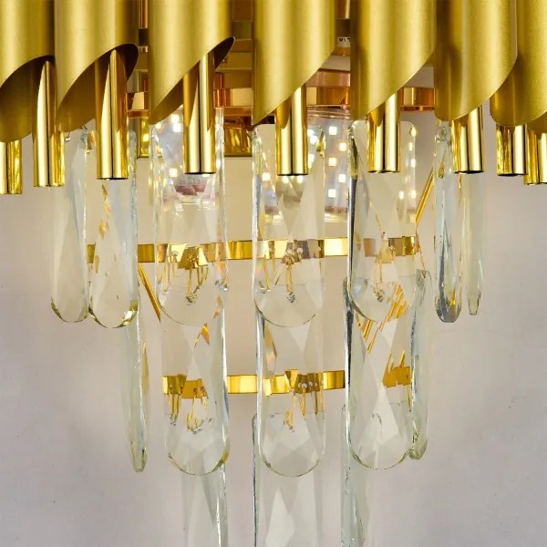 Brilagi - Aplică de perete ECLIPSE 2xE14/10W/230V aurie