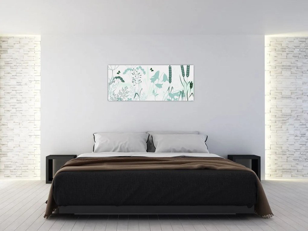 Tablou - Vector pajiște (120x50 cm)