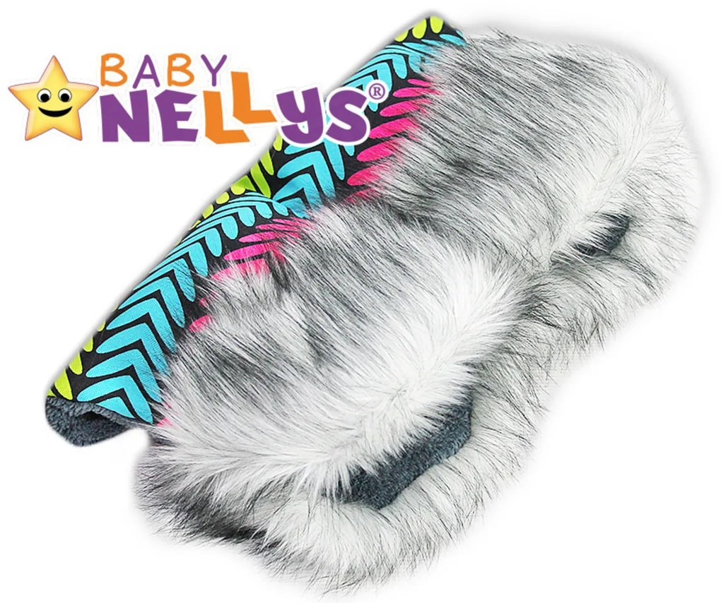 Încălzitor de mână (manșon) Baby Nellys ® pentru cărucioare  LUX Eskymo - 01