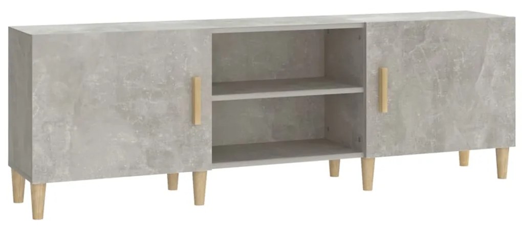 812622 vidaXL Comodă TV, gri beton, 150x30x50 cm, lemn compozit