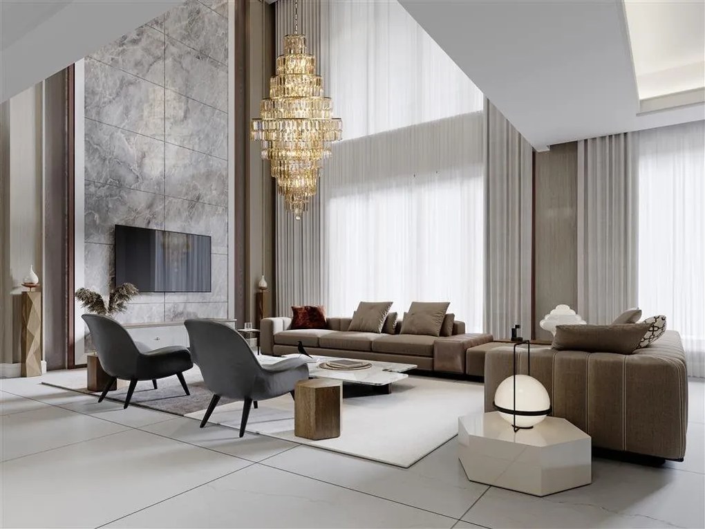 Lustra cristal casa scarii design LUX Empire 13L
