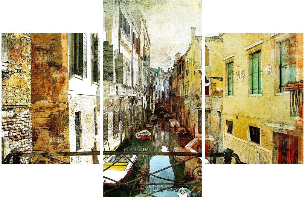 Tablou - Strada din Veneția (90x60 cm)