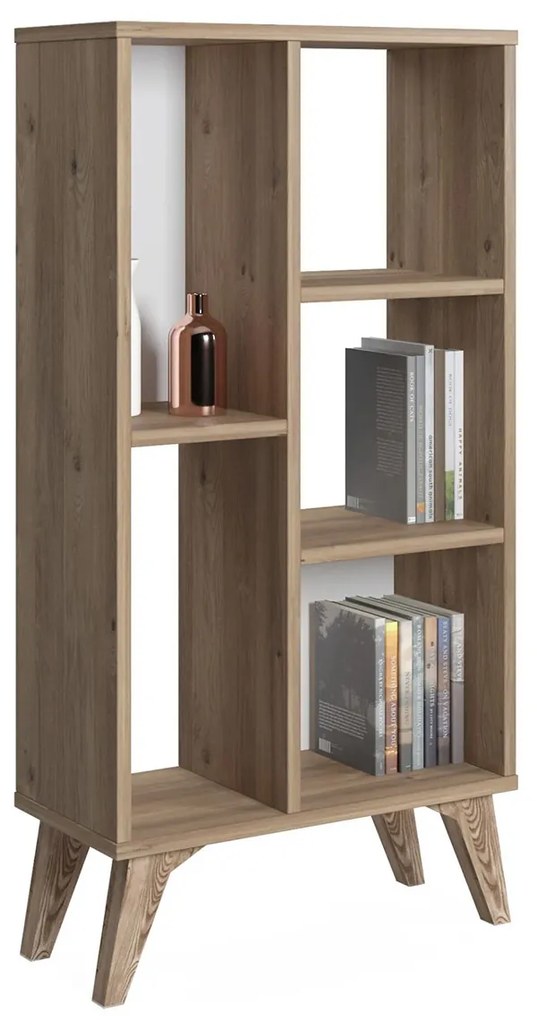 Biblioteca Frame Stejar 55 x 25 x 106 cm