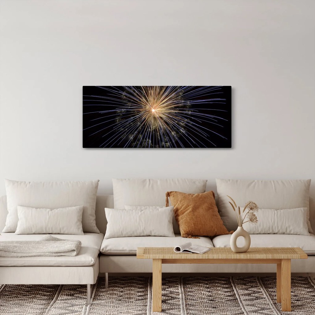 Tablou cu artificii (120x50 cm)