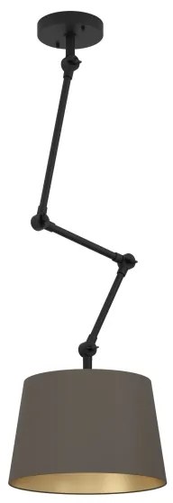 Lustră pe tijă Eglo 390198 PISTUNIO 1xE27/40W/230V maro