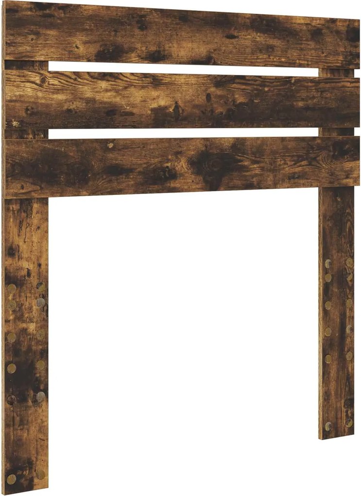 vidaXL Tăblie cap Stejar fumuriu 75 cm Lemn compozit