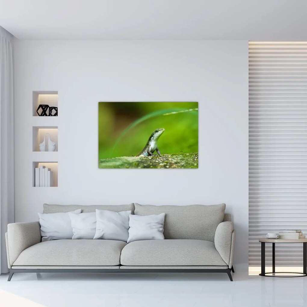 Tablou cu șopârlă (90x60 cm)