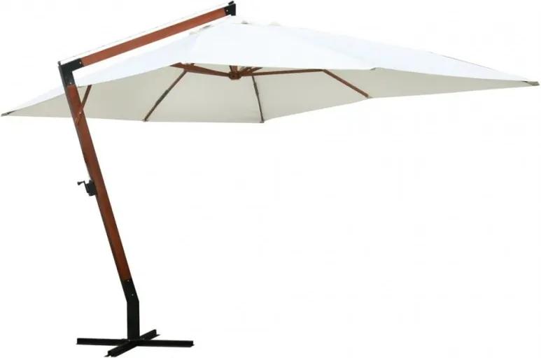 Umbrela de soare 300 x 400 cm, Alb