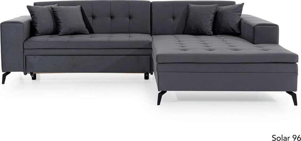 Colțar lemn masiv Extensibil Seren 295x195cm Personalizabil - Monolith 77, Stânga