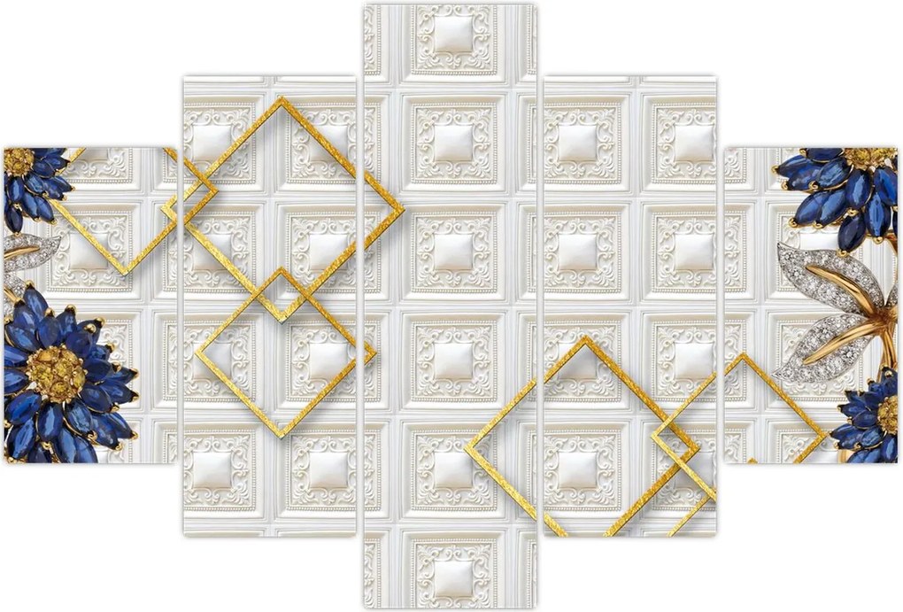 Tablou - Flori de diamant (150x105 cm)