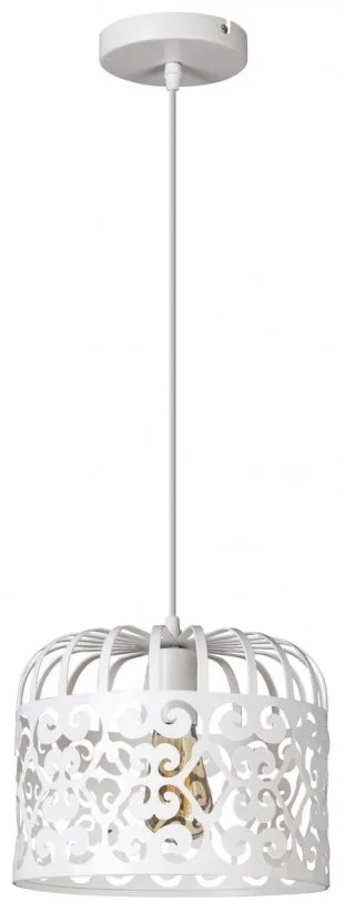 Pendul design clasic ALESSANDRA alb mat 2161 RX
