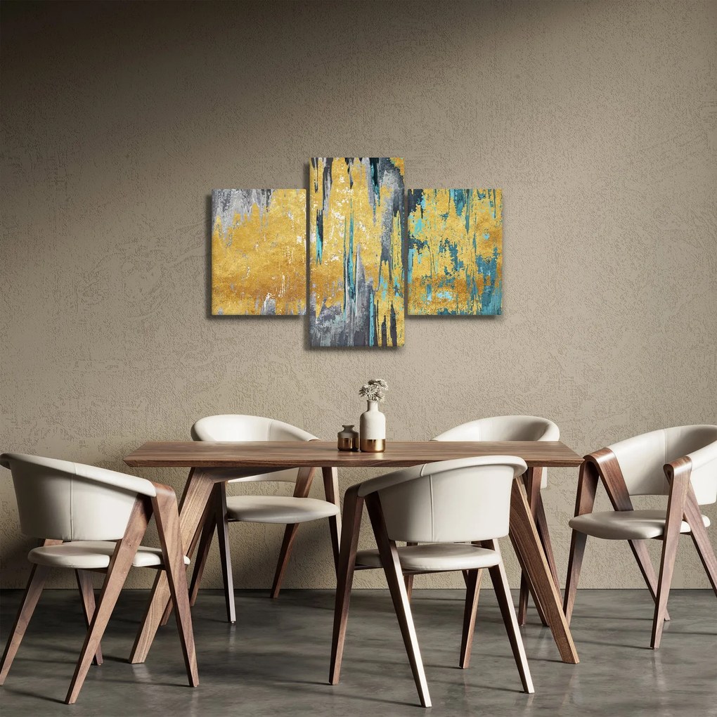 Tablou - Design auriu (90x60 cm)