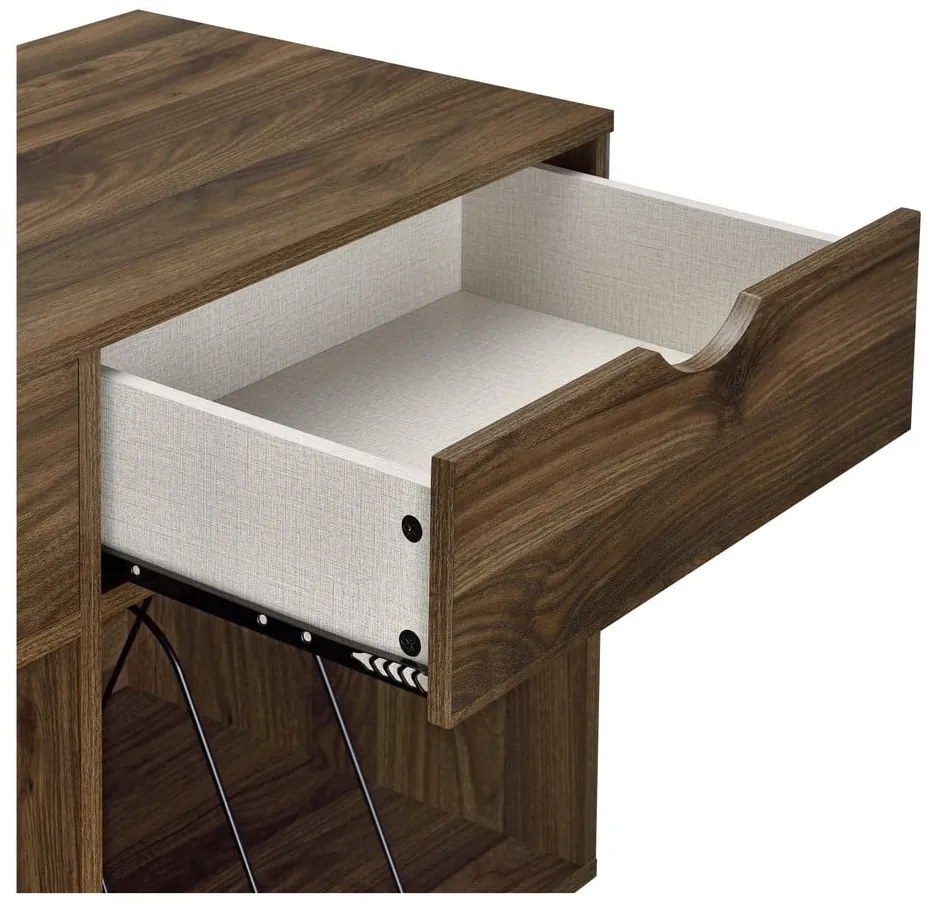 Bibliotecă maro Novogratz Concord, 101 x 81 cm