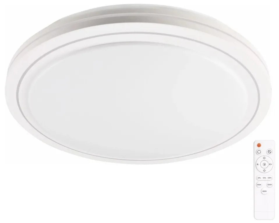 Plafonieră LED dimabilă MARIAN LED/72W/230V 3000-6000K IP44 + telecomandă