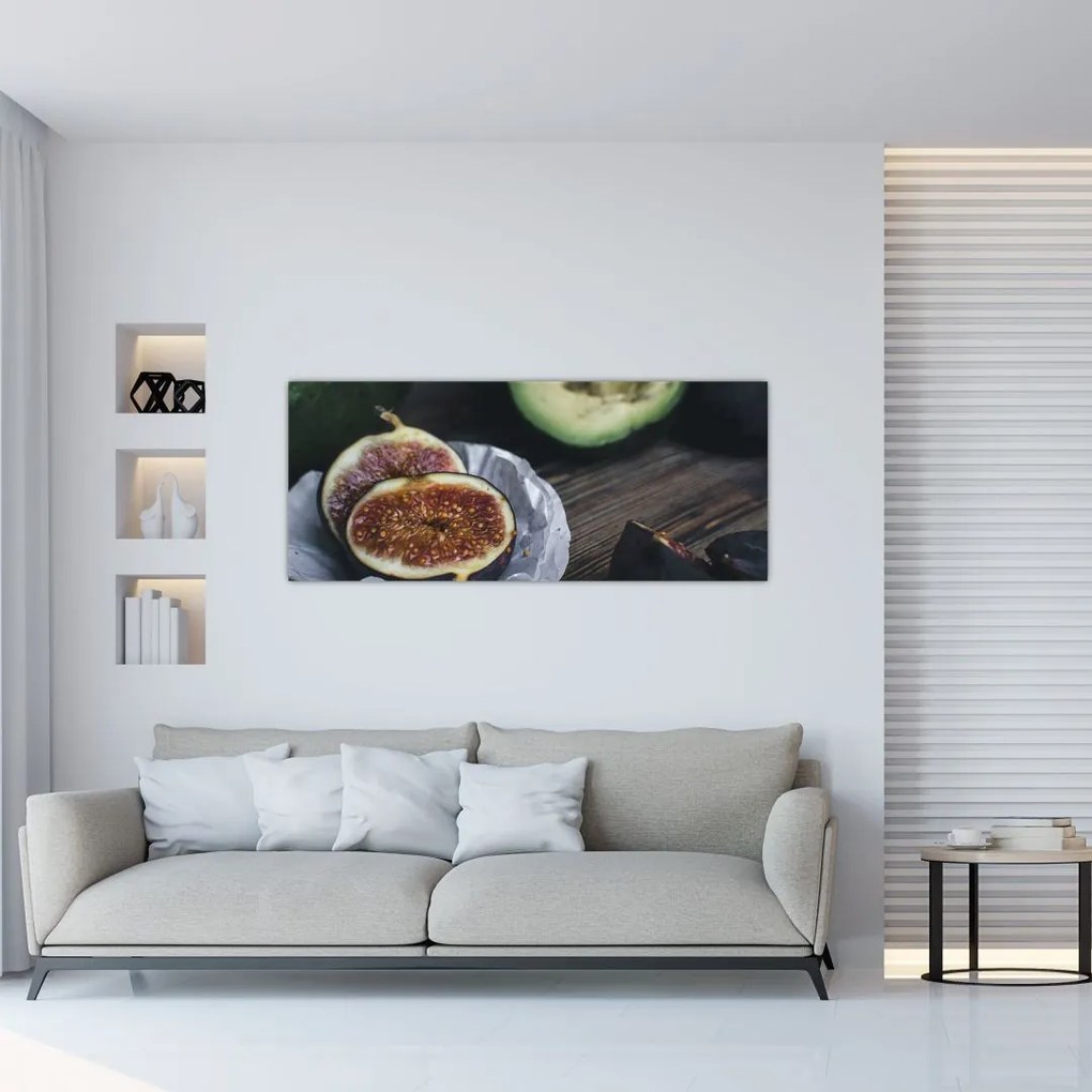 Tablou cu fistic și avocado (120x50 cm)