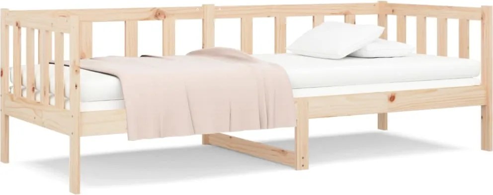 vidaXL Pat de zi fără saltea, 90x190 cm, lemn masiv de pin