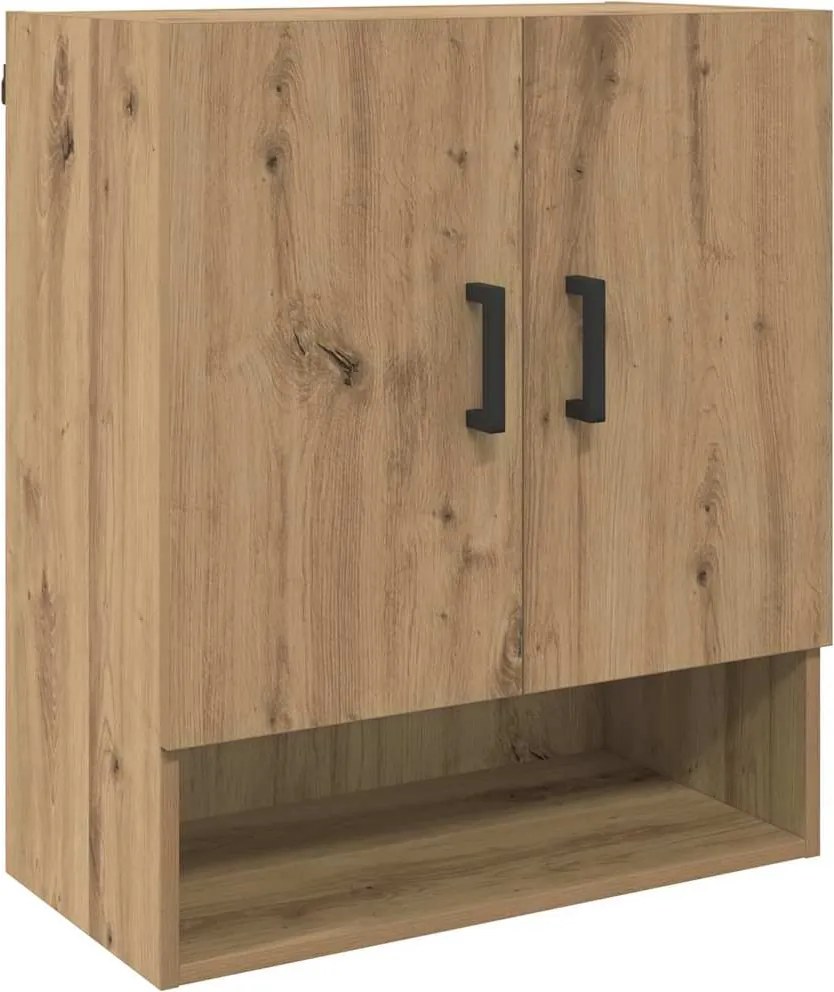 vidaXL Dulap de perete stejar artizanal 60 x 31 x 70 cm Lemn compozit