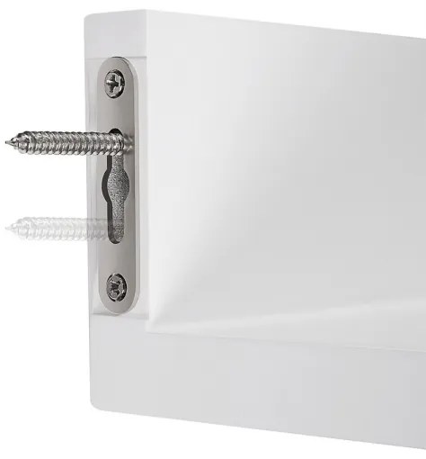 Set de 3 polițe de perete SHELFY, albe