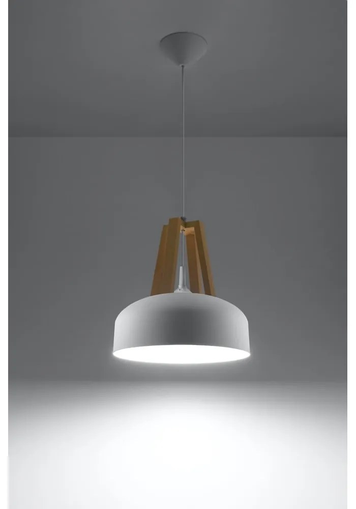 Lustră Sollux Olla, alb