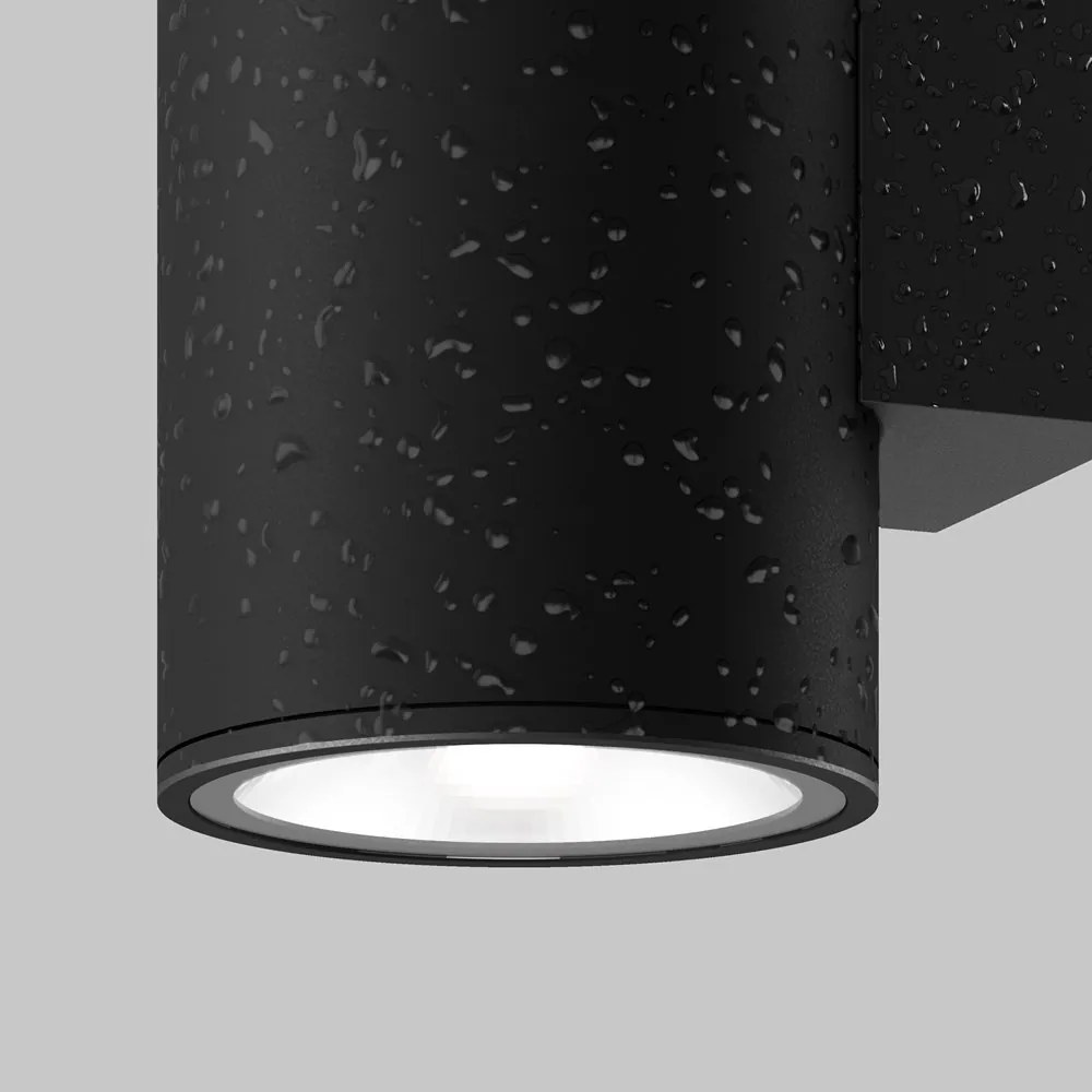 Aplica LED de perete pentru exterior IP65 Shim negru 5W