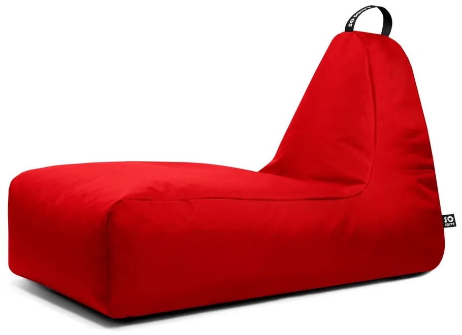 Fotoliu bean bag roșu Chill XXL – So Soft?
