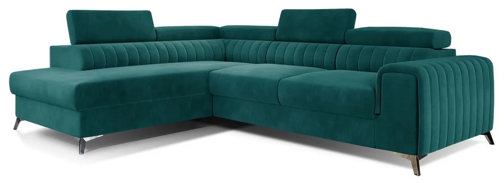 Coltar extensibil Laurence pe stanga Matvelvet 75