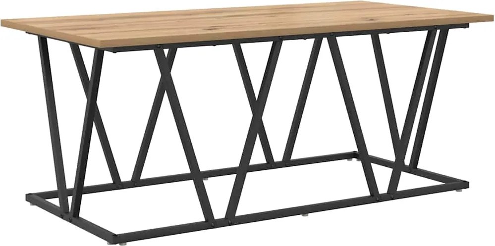 vidaXL Masă de cafea Stejar Artizanal 100 x 50 x 40 cm