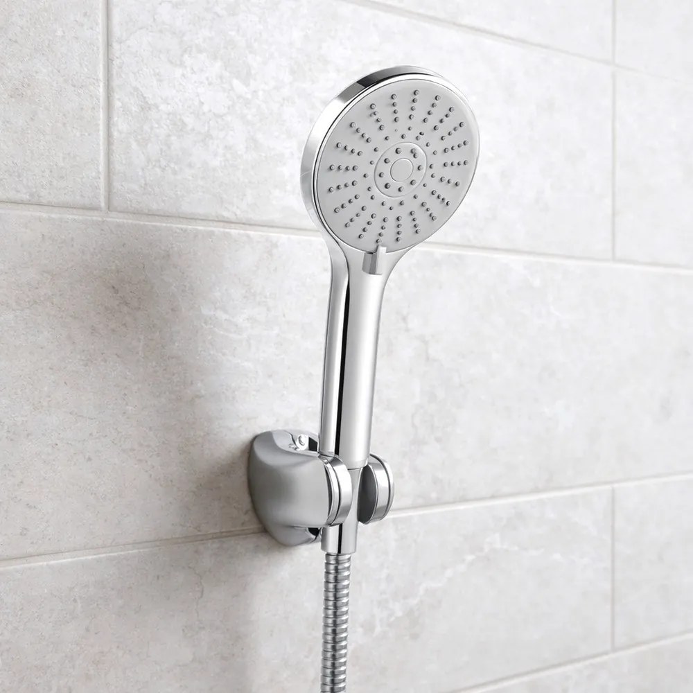 Duș de mână Lili cu 5 funcții și suport pentru furtun crom