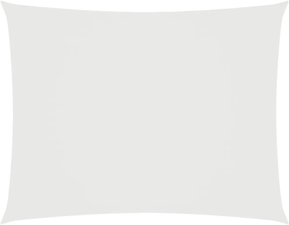 vidaXL Pânză parasolar, alb, 3x5 m, țesătură oxford, dreptunghiular