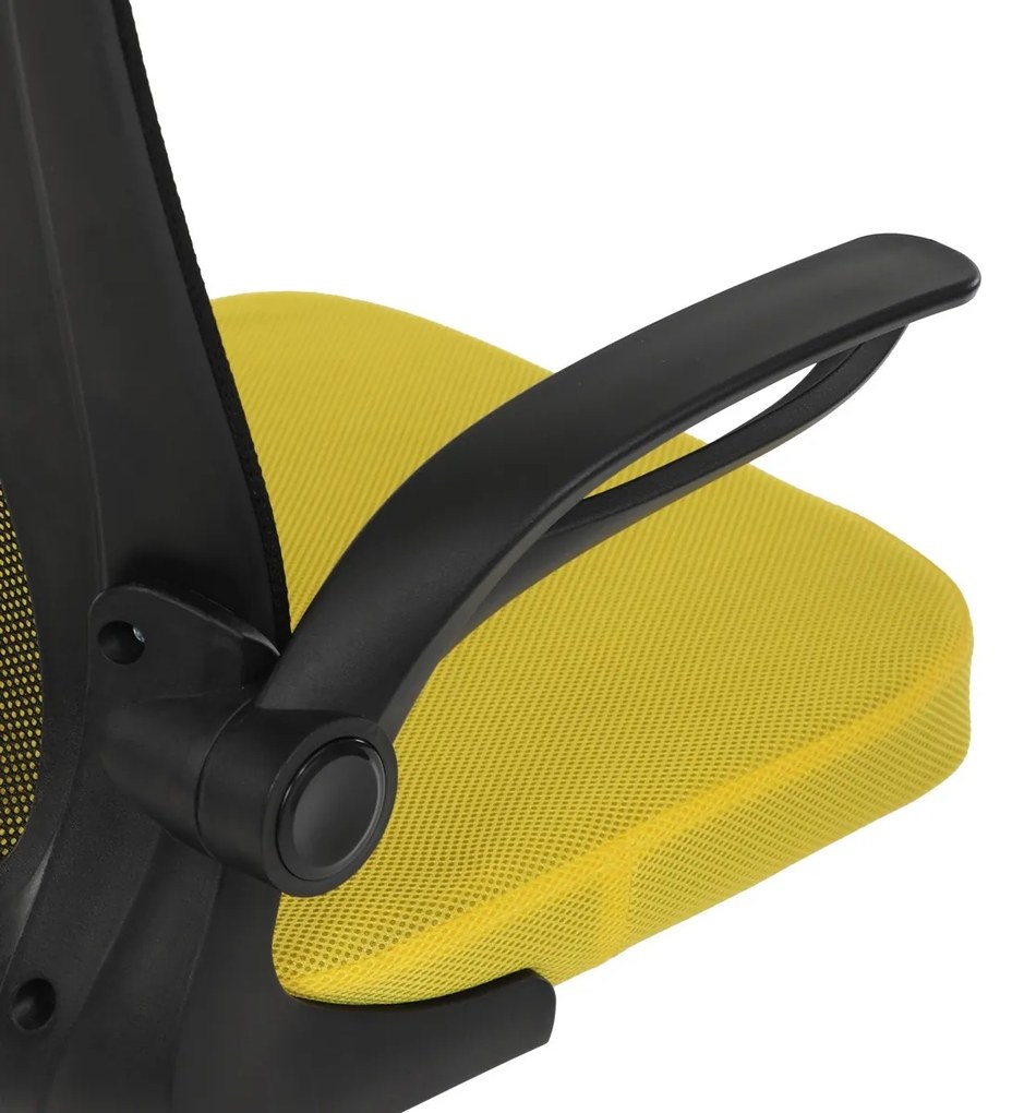 Scaun de birou Autronic KA-K2006 YEL, galben