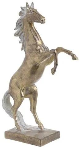 Statuie cal, auriu antichizat