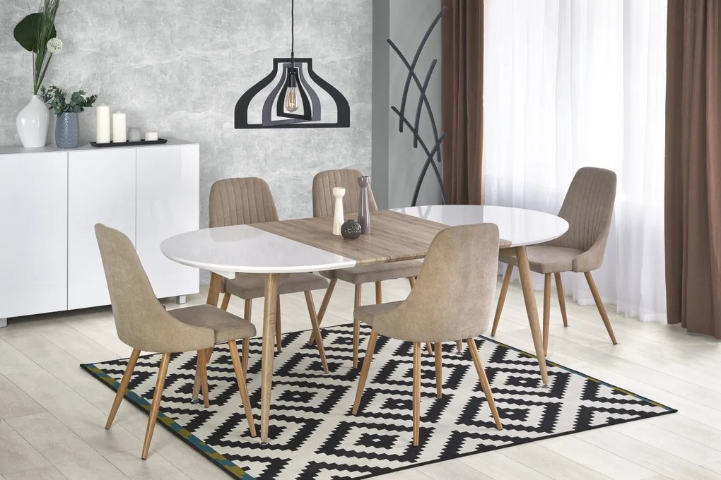 Masa extensibila Edward San Remo - L 120-200 x l 100 x h 75 cm