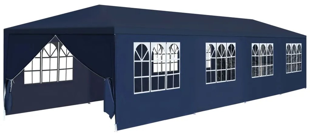 vidaXL Pavilion de grădină 3 x 12 m, albastru