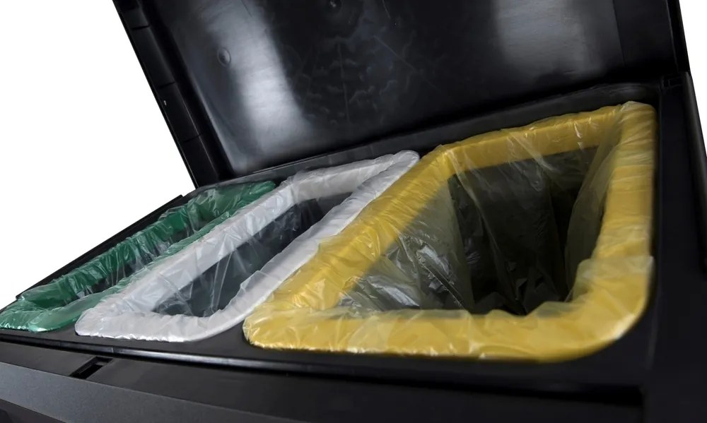 Dulap de reciclare ELEGANCE S - negru