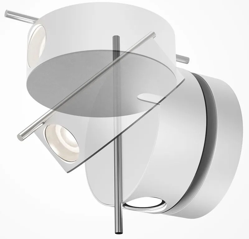 Aplica LED ambientala reglabila design modern minimalist Nuance alb/negru