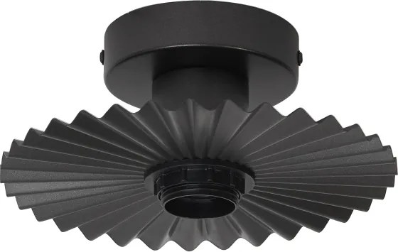 Osram - Plafonieră PLISSEE 1xE27/15W/230V Ø 20 cm antracit