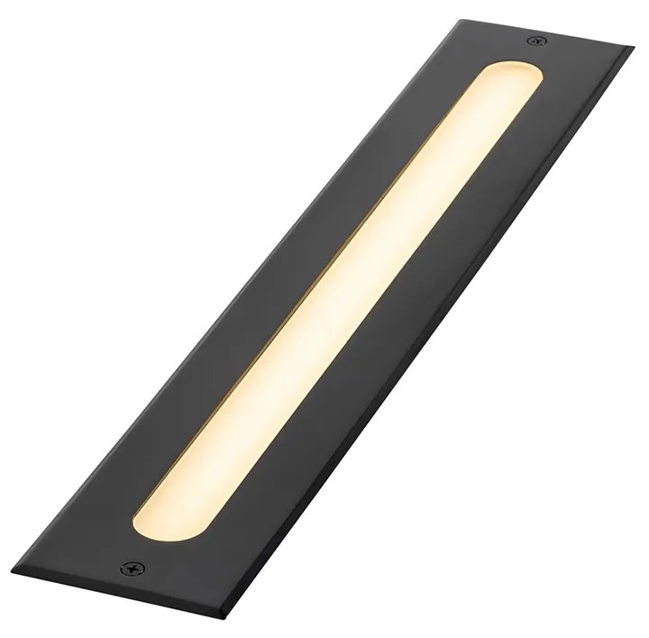 Spot modern de sol negru 50 cm incluzând LED IP65 - Eline