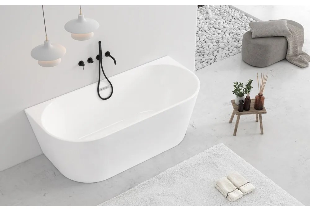 Cada freestanding Rune Birka 170 x 80 cm lipita de perete, BTW