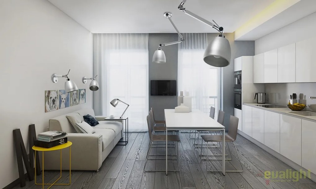 Aplica directionabila design modern ZYTA XS neagra