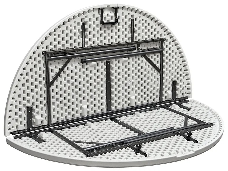 Masă pliabilă rotundă de grădină ø 160 cm – Rojaplast