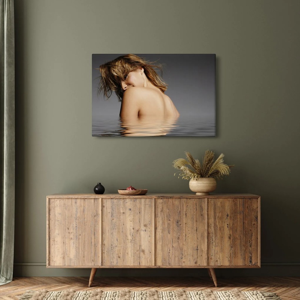 Tablou - Imaginea unei femei care face baie (90x60 cm)