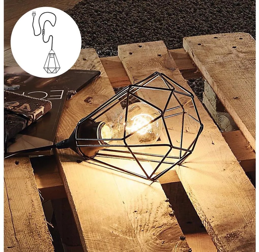 Corp de iluminat de masă pentru priză Eglo 94192 TARBES 1xE27/60W/230V